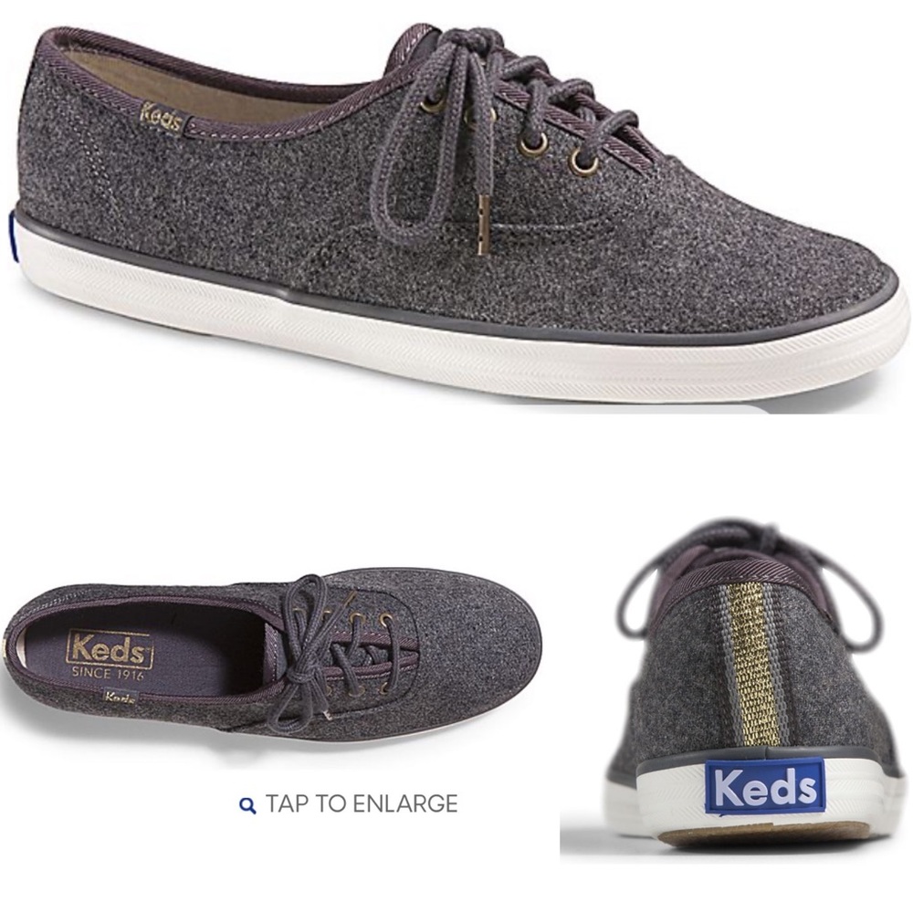 Grey Wool Keds